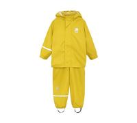 CeLaVi Ensemble de Pluie 100 % Imperméable pour Enfants - Veste de Pluie et Pantalon de Pluie en PU, Vêtement de Pluie d'Extérieur Coupe-Vent pour Garçons et Filles