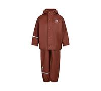 CeLaVi Ensemble de Pluie 100 % Imperméable pour Enfants - Veste de Pluie et Pantalon de Pluie en PU, Vêtement de Pluie d'Extérieur Coupe-Vent pour Garçons et Filles