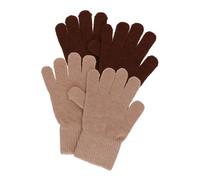 CeLaVi Gants beige / brun foncé, Taille M-XL