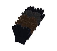 CeLaVi Gants 'Magic' bleu foncé / brun foncé / gris chiné, Taille XXS-XS