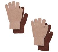 CeLaVi Gants beige / brun foncé, Taille XXS-XS