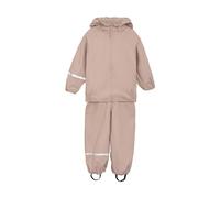 CeLaVi Rainwear Ser-Recycle PU Veste de Pluie, Rose Brumeuse, 110 Mixte Enfant