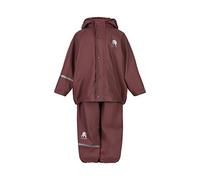 Celavi Basic PU Rain Set Blouson de Pluie, Rose/Marron, 110 Mixte Enfant