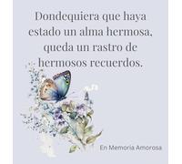 Celebración de la vida, libro funerario, libro de condolencias para firmar (tapa dura).