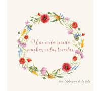 Celebración de la vida, libro funerario, libro de condolencias para firmar (tapa dura).