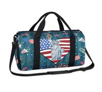 Celebrate American Fneedom Sac de sport pour le week-end Sac fourre-tout décontracté Sac fourre-tout Voyage Gym Bagage pour enfants Filles Garçons Femmes Hommes