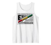 Celebrate Emancipation Juneteenth Freedom Hommes Femmes Garçon Fille Débardeur