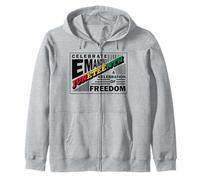 Celebrate Emancipation Juneteenth Freedom Hommes Femmes Garçon Fille Sweat à Capuche