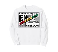 Celebrate Emancipation Juneteenth Freedom Hommes Femmes Garçon Fille Sweatshirt
