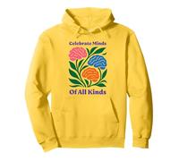 Celebrate Minds of All Kinds Flowers Autism Neurodiversity Sweat à Capuche