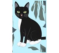 Celebrate the magic of cats with this charming Black Cat Notebook. Featuring the heartwarming phrase “Life is sweeter with a cat - soft paws, warm ... is the perfect companion for every cat lover