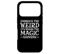 Celebrate The Weirdness, Funky, Strange and Uplifting Vibe Coque pour iPhone 17 Pro