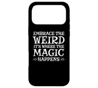 Celebrate The Weirdness, Funky, Strange and Uplifting Vibe Coque pour iPhone 17 Pro Max