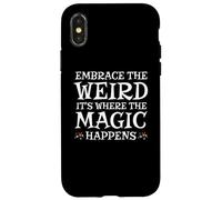 Celebrate The Weirdness, Funky, Strange and Uplifting Vibe Coque pour iPhone X/XS
