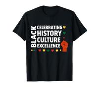 Celebrating Black Culture Excellence Heritage Pride T-Shirt