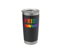 Célébration arc-en-ciel du mois de la Gay Pride 2026 Gobelet isotherme en acier inoxydable double paroi
