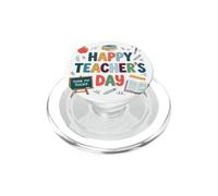Célébration Colorée de la Journée des Enseignants PopSockets PopGrip pour MagSafe