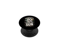 Célébration de 80 Voyages Autour du Soleil PopSockets PopGrip Adhésif