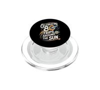 Célébration de 80 Voyages Autour du Soleil PopSockets PopGrip pour MagSafe
