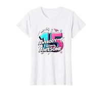 Célébration de Cadeau d'anniversaire 15 Ans et déjà génial T-Shirt, Femme, Blanc, XL