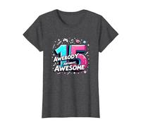 Célébration de Cadeau d'anniversaire 15 Ans et déjà génial T-Shirt, Femme, Chiné Foncé, S