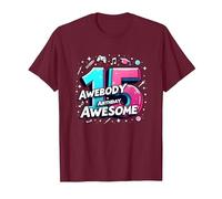 Célébration de Cadeau d'anniversaire 15 Ans et déjà génial T-Shirt, Homme, Marron, 3XL