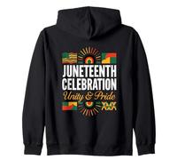 Célébration de Juneteenth : Unité et Fierté Culturelle Sweat à Capuche
