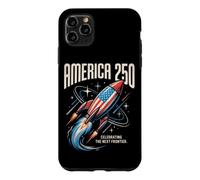 Célébration de la 250e édition de la Vintage Space Race Americana Rocket Coque pour iPhone 11 Pro Max