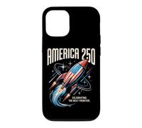 Célébration de la 250e édition de la Vintage Space Race Americana Rocket Coque pour iPhone 12/12 Pro