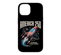 Célébration de la 250e édition de la Vintage Space Race Americana Rocket Coque pour iPhone 14