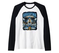 Célébration de la Conception Graphique de la Fan Pride du Football Argentin 26 Manche Raglan