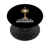 Célébration de l'Eucharistie Catholique Monstrance PopSockets PopGrip Adhésif