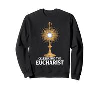 Célébration de l'Eucharistie Catholique Monstrance Sweatshirt