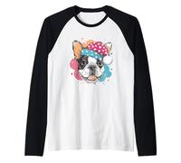 Célébration de Noël Merry Bulldog Manche Raglan