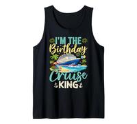Célébration de Vacances I'm The Birthday Cruise King Débardeur