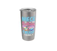 Célébration de vacances pour fille de croisière pour nièce de l'anniversaire Gobelet isotherme en acier inoxydable double paroi