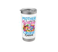 Célébration des vacances de la reine de croisière pour la mère de l'anniversaire Gobelet isotherme en acier inoxydable double paroi