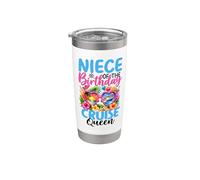 Célébration des vacances de la reine de croisière pour nièce de l'anniversaire Gobelet isotherme en acier inoxydable double paroi