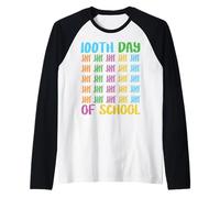 Célébration du 100e Jour d'école coloré Manche Raglan