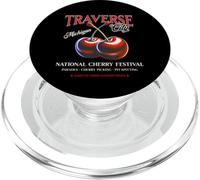 Célébration du Festival National des Cerises Traverse City Michigan PopSockets PopGrip pour MagSafe