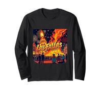 Célébration du feu du Festival de Valence de Las Fallas Manche Longue