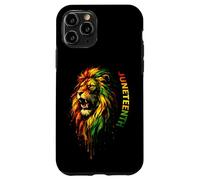 Célébration du Lion de la Liberté Afro-Américain Juneteenth Coque pour iPhone 11 Pro