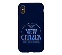 Célébration du Nouveau citoyen américain Coque pour iPhone X/XS