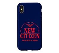 Célébration du Nouveau citoyen américain Coque pour iPhone X/XS