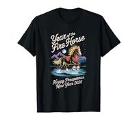 Célébration du Nouvel an Chinois 2026 de l'année du Cheval T-Shirt