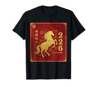 Célébration du Nouvel an Lunaire 2026 de l'année du Cheval T-Shirt