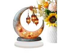 Celebration Table Arrangement - Celestial Display, Single Transparent Evening Star for Mantel, Modern Inlay with Glossy Finish, Media, Accents for TV Cabinet, Entryway and Room