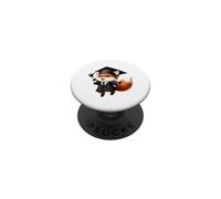 Célébration Universitaire des diplômés de Cute Fox PopSockets PopGrip Adhésif