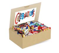 CELEBRATIONS | Assortiment de mini chocolats SNICKERS, TWIX, MARS, MALTESERS, BOUNTY, GALAXY, MILKY WAY | environ 700 grammes de gourmandise à partager