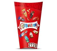 CELEBRATIONS - Boîte cadeau avec assortiment de minis chocolats SNICKERS, TWIX, MARS, MALTESERS, BOUNTY et autres - 272g